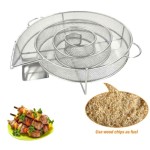 スモークジェネレーター BBQ バーン スモーカーボックス グリル ソーセージ ミート ステンレススチールバスケット